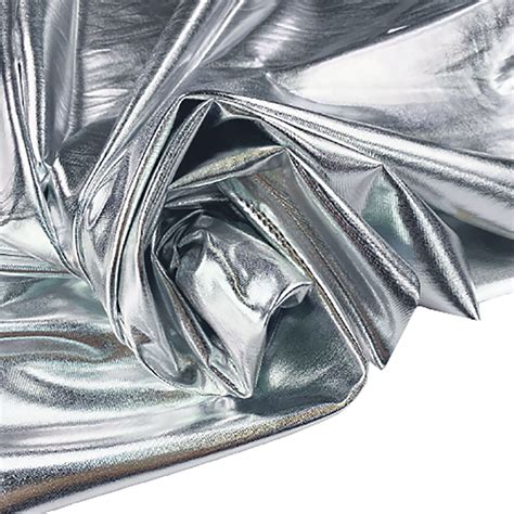 metallic foil spandex fabric|fabricla metallic foil spandex.